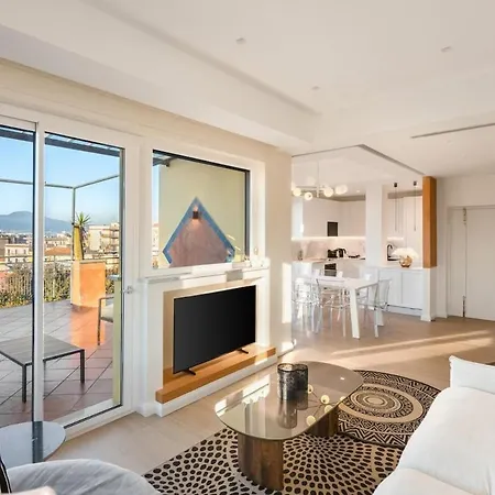 Lux 4br With Seaview Terrace Apartment Sorrento